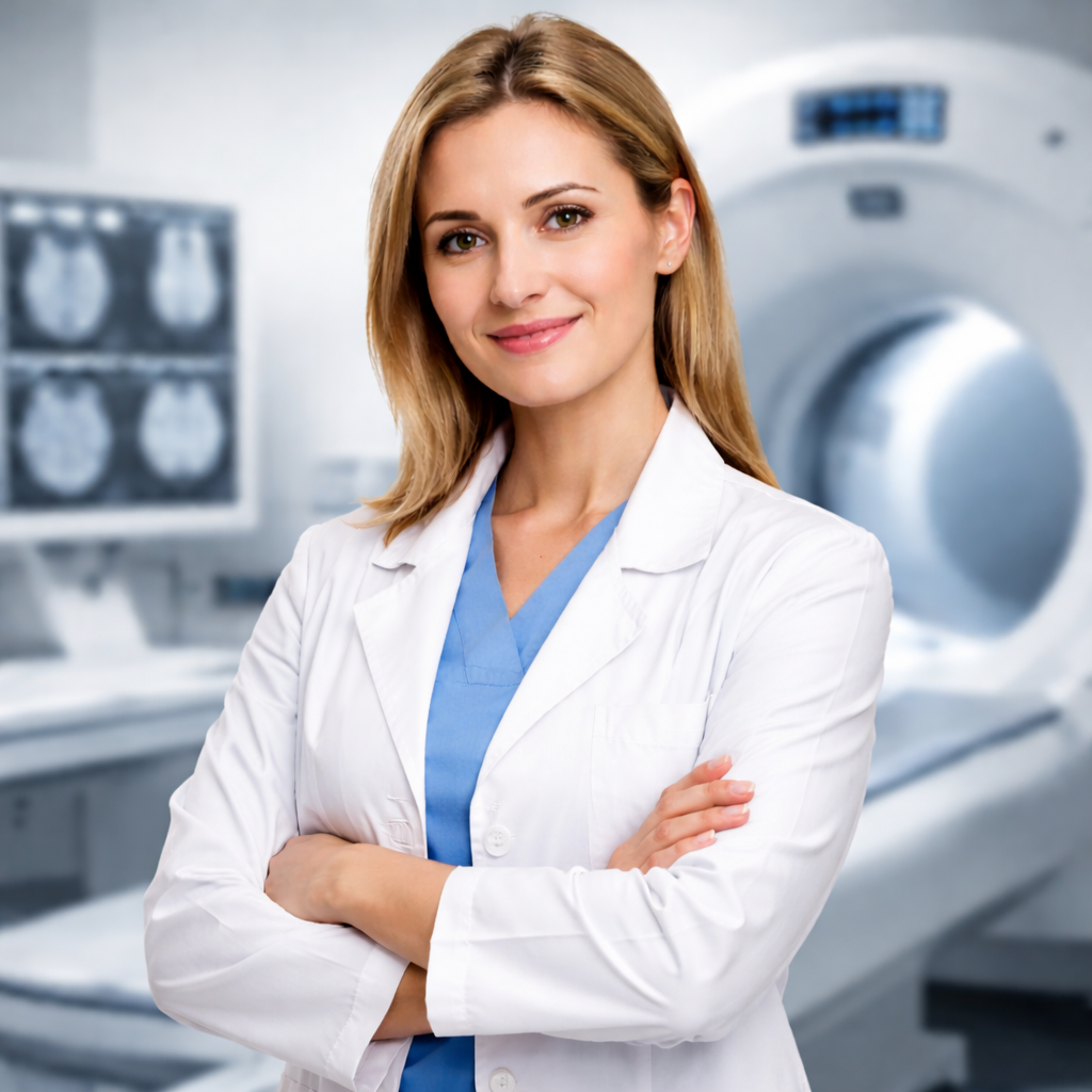 Female radiologist